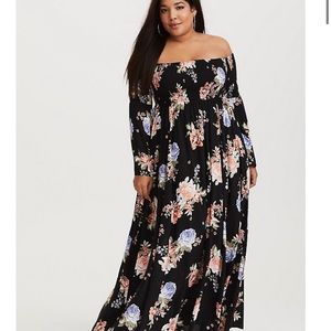 Torrid Off the Shoulder dress